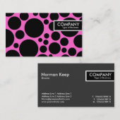 Edge Tag - Spott - Schwarz auf Rosa (Vorne/Hinten)