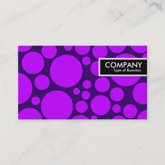 Edge-Tag - Spotty - Schatten von Lila Visitenkarte (Vorderseite)