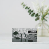 Edge-Tag - Steppsteine Visitenkarte (Stehend Vorderseite)