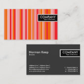 Edge-Tag - Streifen 01 Visitenkarte (Vorne/Hinten)