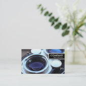 Edge-Tag - Vintage TLR-Kamera Visitenkarte (Stehend Vorderseite)