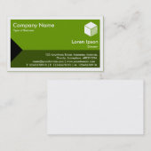 Edge Triangle - Shades of Avocado Visitenkarte (Vorne/Hinten)