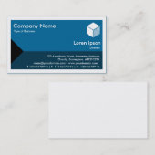 Edge Triangle - Shades of Desert Blue Visitenkarte (Vorne/Hinten)