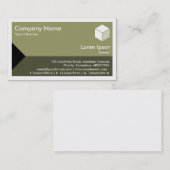 Edge Triangle - Shades of Khaki Visitenkarte (Vorne/Hinten)