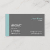 Edge v2 - Light Aqua Blue Visitenkarte (Rückseite)