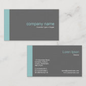 Edge v2 - Light Aqua Blue Visitenkarte (Vorne/Hinten)