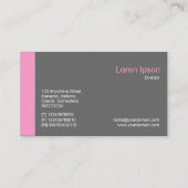 Edge v2 - Rosa Visitenkarte (Rückseite)