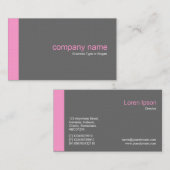 Edge v2 - Rosa Visitenkarte (Vorne/Hinten)