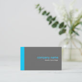 Edge v2 - Sky Blue Visitenkarte (Stehend Vorderseite)