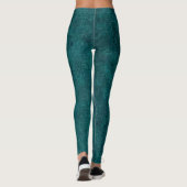Edge Wood Teal : Leggings (Rückseite)