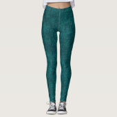 Edge Wood Teal : Leggings (Vorderseite)