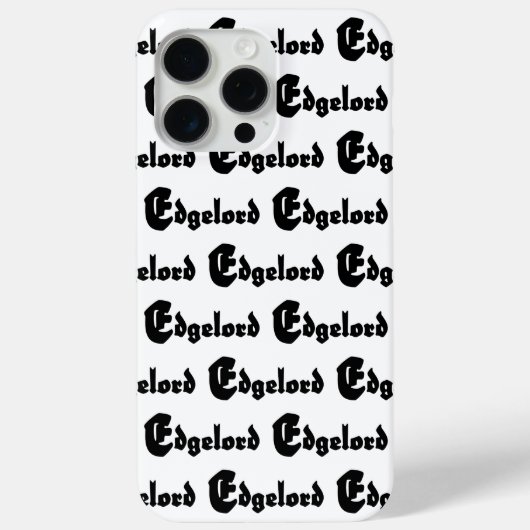 Edgelord Case-Mate iPhone Hülle (Rückseite)