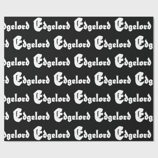 Edgelord Geschenkpapier (Flach)