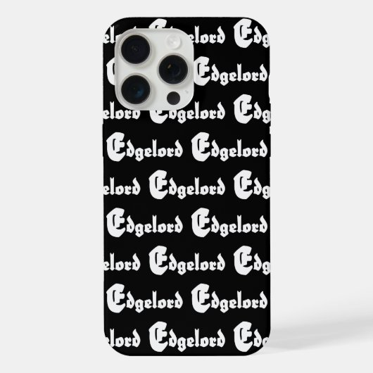Edgelord iPhone Hülle (Rückseite)