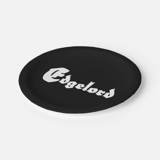 Edgelord Pappteller (Schrägansicht)