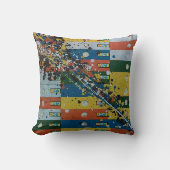 Edger-Blatt-Designer-Kissen Kissen (Vorderseite)