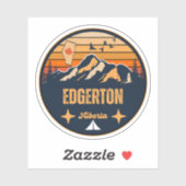 Edgerton, Alberta Aufkleber (Blatt)