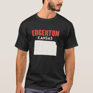 Edgerton Kansas USA Staat America Travel Kansan T-Shirt