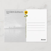 Edgewater, NJ Skyline - H postcard Postkarte (Rückseite)