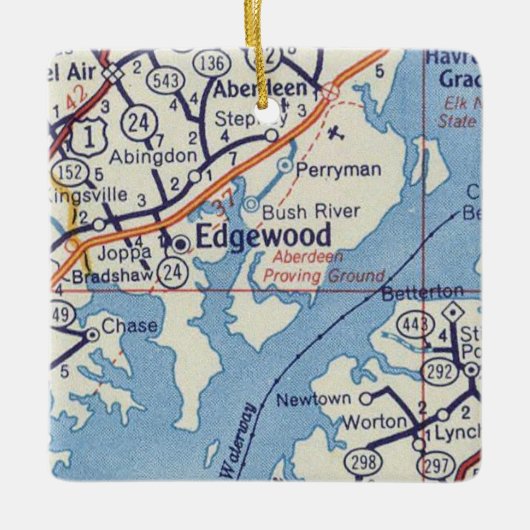 Edgewood MD Keramikornament (Vorderseite)