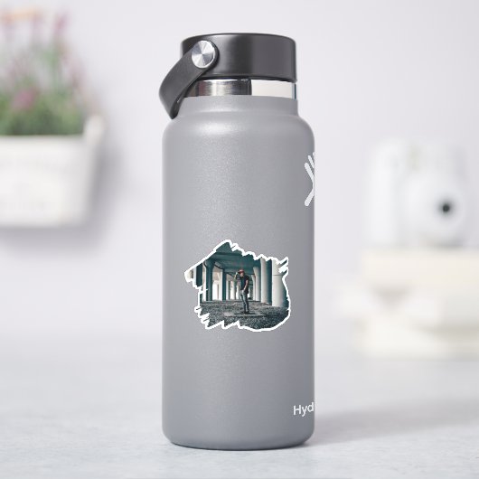 Edgy Abstrakt Torn Foto Aufkleber (HydroFlask)