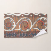 Edgy African Fashion Colors Traditionelles Kunstde Badhandtuch Set (Handtuch)