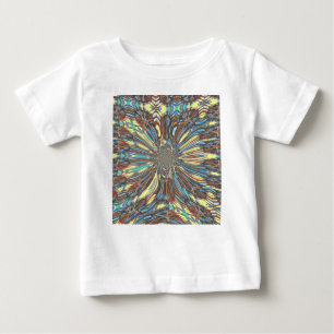 Edgy African Urban Pop Art Abstrakt Optisches Desi Baby T-shirt