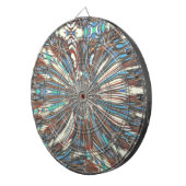 Edgy African Urban Pop Art Abstrakt Optisches Desi Dartscheibe (Vorderseite rechts)