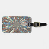 Edgy African Urban Pop Art Abstrakt Optisches Desi Gepäckanhänger (Vorderseite horizontal)