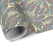 Edgy African Urban Pop Art Abstrakt Optisches Desi Geschenkpapier (Rolleneckpunkt)