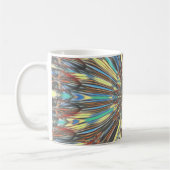 Edgy African Urban Pop Art Abstrakt Optisches Desi Kaffeetasse (Links)