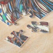 Edgy African Urban Pop Art Abstrakt Optisches Desi Puzzle (Seite)