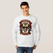 "Edgy and Bold: Skull Printed man T-Shirt (Vorne ganz)