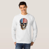 "Edgy and Bold: Skull Printed T - Shirt" Mann T-Shirt (Vorne ganz)