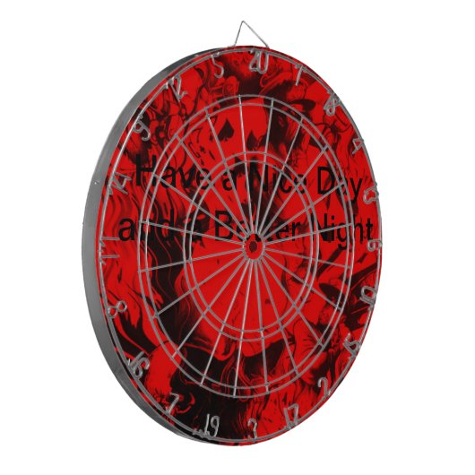 Edgy Art Design Phantastisch Skeezer Quality Dartb Dartscheibe (Vorderseite Links)