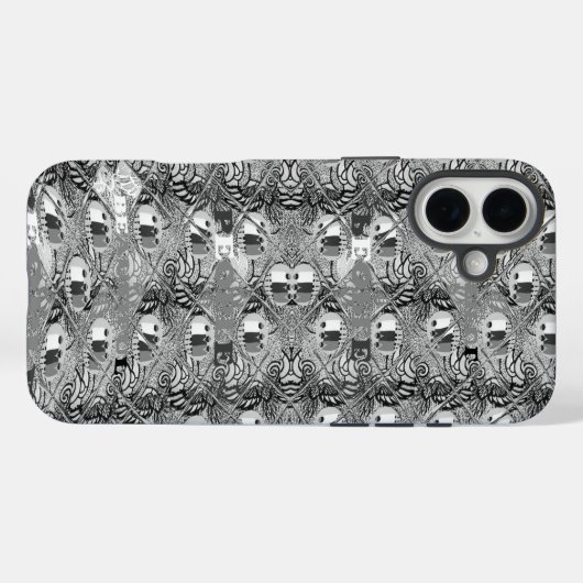 Edgy Art Motif Case-Mate iPhone Hülle (Rückseite (Horizontal))