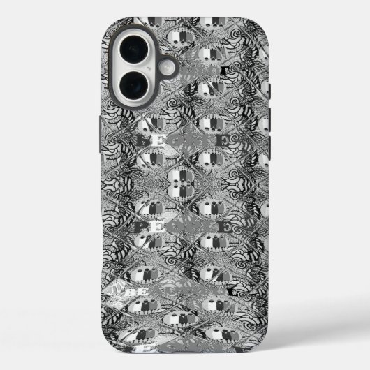 Edgy Art Motif Case-Mate iPhone Hülle (Rückseite)