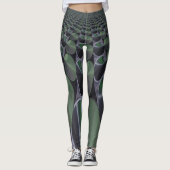 Edgy Beautiful phantastisch Blumenmuster Design Ar Leggings (Vorderseite)