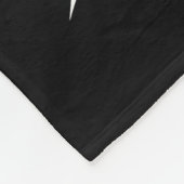 Edgy 'Bite Me' Gothic Rose Design Fleecedecke (Ecke)