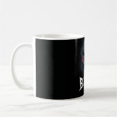 Edgy 'Bite Me' Gothic Rose Design Kaffeetasse (Links)