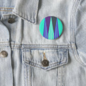 Edgy Blue Lila Cyan Zickzack Art Print Button (Beispiel)