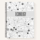 Edgy BOHO Komposition in Grays Subject Notizblock (Vorderseite)