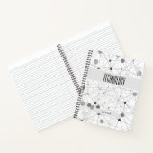 Edgy BOHO Komposition in Grays Subject Notizblock (Innenseite)