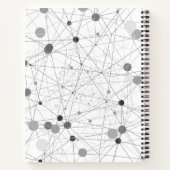 Edgy BOHO Komposition in Grays Subject Notizblock (Rückseite)