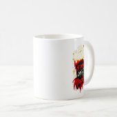 Edgy Christmas Fashion Grunge Gift Festive Holiday Kaffeetasse (VorderseiteRechts)