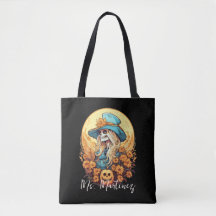 Edgy Cowgirl Skeleton Halloween Sonnenblumenlehrer