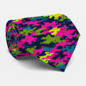 Edgy Dad Fathers Day Gifts Camo  Krawatte (Gerollt)