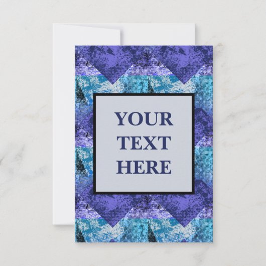 "Edgy DIY Print - Zine Style Halftone Grunge Einladung (Vorderseite)