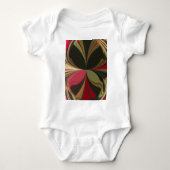 Edgy Earth Kaleidoskop Art Print Baby Strampler (Vorderseite)