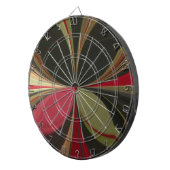 Edgy Earth Kaleidoskop Art Print Dartscheibe (Vorderseite rechts)
